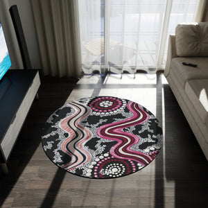 Sandy lizard Round Rug