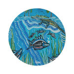 Sandy lizard Round Rug