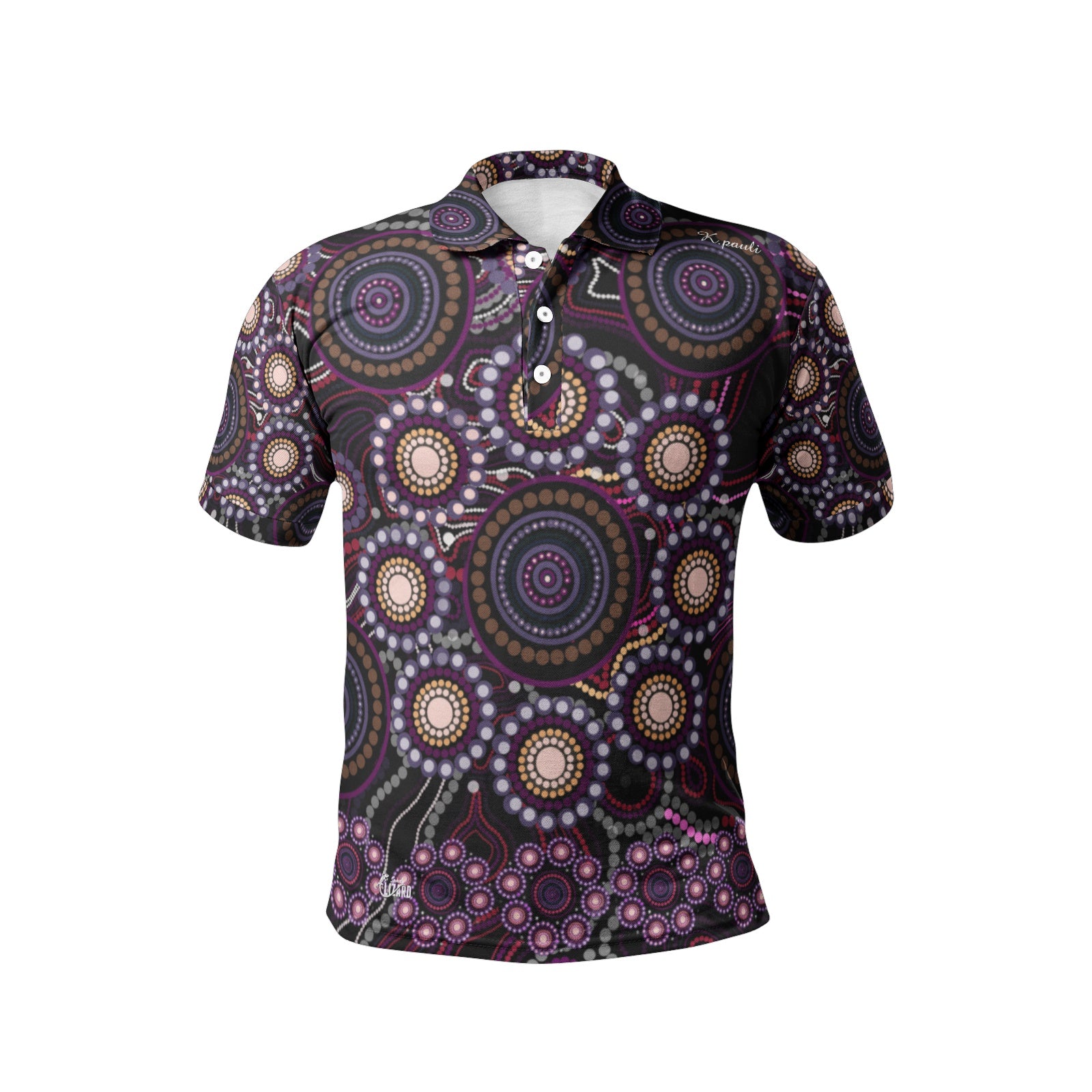 Men's All-Over-Print Polo Shirts