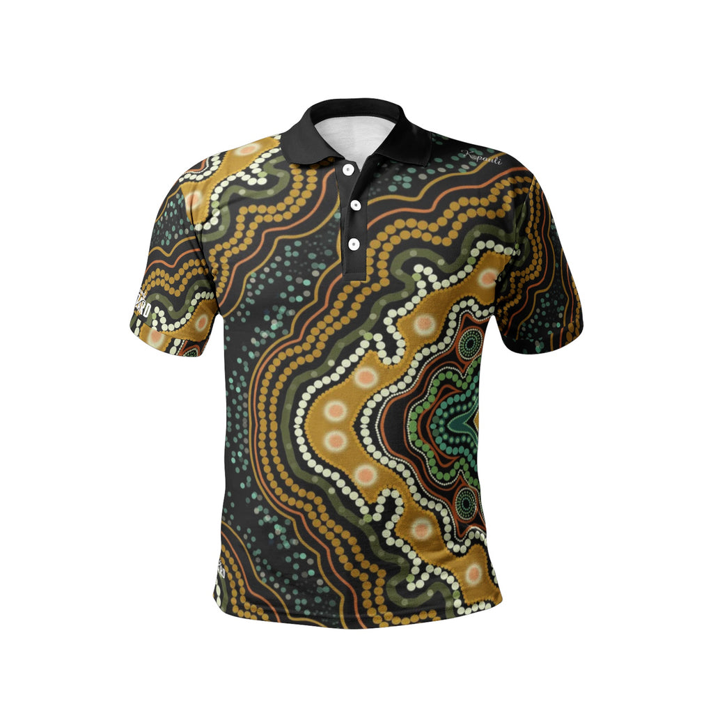 Sandy lizard Men's All-Over-Print Polo Shirts
