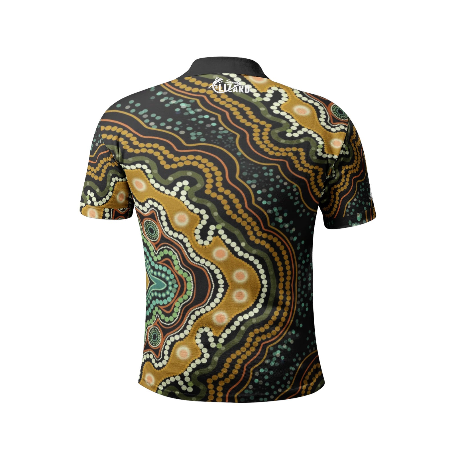 Sandy lizard Men's All-Over-Print Polo Shirts