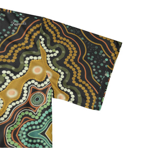 Sandy lizard Men's All-Over-Print Polo Shirts