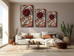 MOTHER REDBACK PRINT
