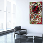 MOTHER REDBACK PRINT
