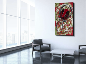 MOTHER REDBACK PRINT