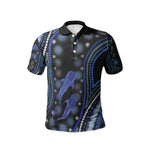 Sandy lizard Men's All-Over-Print Polo Shirts